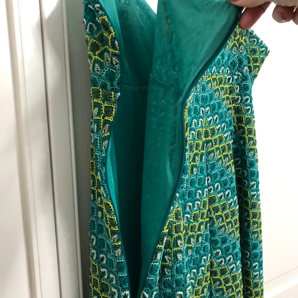 NWT Ann Taylor Loft Lined Crochet Sun Dress - Picture 3 of 7